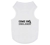 'Come On England' Pet Dog/Cat T-Shirt (PT00109104)