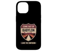 Come Out of Babylon Exit Sign Hebrew Roots Torah Messianic Case for iPhone 14