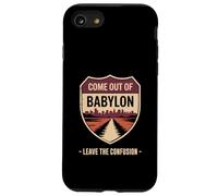 Come Out of Babylon Exit Sign Hebrew Roots Torah Messianic Case for iPhone SE (2020) / 7/8