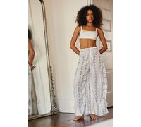 Come Over Printed Pants by Intimately at Free People in Ivory Combo, Size: Large - female