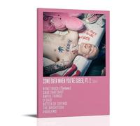 Come Over When You're Sober, PtWaterproof Posters Wall Art Posters Waterproof Home Printing Moisture-proof Easy to Install And Fade ResistantFrame-style12x18inch(30x45cm)