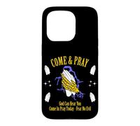 Come & Pray God Can Hear You Fear No Evil Quote Art Case for iPhone 15 Pro