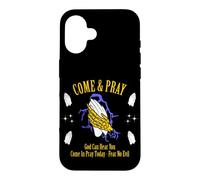 Come & Pray God Can Hear You Fear No Evil Quote Art Case for iPhone 16