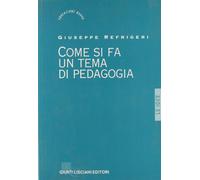 Come si fa un tema di pedagogia