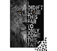 Come This Far 1000-Piece Puzzle for Adults, 70x50cm/1000pcs; for Calm Hands-on Time after Work; White Cardboard with A Clean Surface
