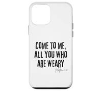 Come to Me All Who Are Weary Matthew 11:28 Faith Hope Case for iPhone 12 mini
