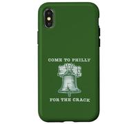 Come To Philly For The Crack Liberty Bell Case for iPhone X/XS