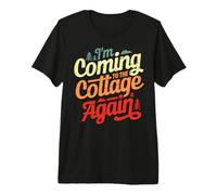 Come to The Cottage Again Summer Romance Couple Premium T-Shirt