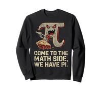 Come To The Math Side We Have Pi Distressed Grunge Math Geek Sweatshirt