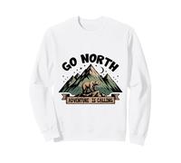 Come to the North - Wilderness Bear Mountain Adventure Sweatshirt
