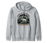 Come to the North - Wilderness Bear Mountain Adventure Zip Hoodie
