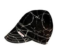 Comeaux Caps Reversible Welding Cap Black Barbed Wire Size 7 1/2