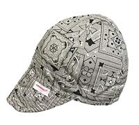 Comeaux Caps Reversible Welding Cap Grey Bandana Size 8