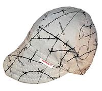 Comeaux Caps Reversible Welding Cap Grey Barbed Wire Size 7 1/8