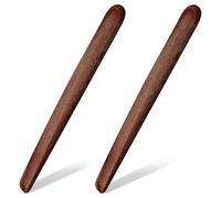 Comebachome 2PCS Sourdough Stirring Stick, 11 Inch Wooden Spurtle, Reusable Sourdough Spatula, Portable Sourdough Tools for Kitchen Cooking, Sourdough Stirring Stick