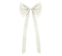 Comebachome 71x24 Extra Large White Satin Bow, Christmas Tree Topper Wreath Wall Party Decor