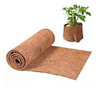 Comebachome Coco Liner Roll, 15.8x39.4inch Coconut Coir Liner for Planter, Hanging Basket Liners, Natural Coco Liners for Hanging Baskets Window Box Wall Troughs