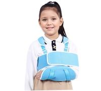 Comebachome Kids Arm Sling, Adjustable Kids Upper Extremity Sling with Waist Strap, Breathable Arm Shoulder Immobilizer, Padded Support Strap for Elbow Wrist Shoulder Injury