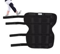 Comebachome Knee Brace for Kids, Adjustable Kids Knee Brace with 3 Aluminium Alloy Plate & Fastening Tape, Immobilizer for Post Surgery Recovery, Fractures (L)