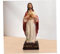 Comebachome Sacred Heart of Jesus Statue, 5.12 Inch Resin Jesus Statue, Renaissance Christ, Religious Figurine for Car Home Housewarming Present, Figurine
