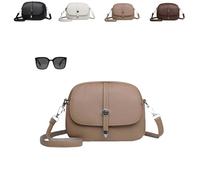 Comebybuy Bags, Comebybuy Crossbody Bags, with Adjustable Strap, for Woman Intellectual Minimalist Style (Khaki)