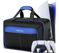 COMECOI Carrying Case for PS5, Travel Case for PS 5 Protective, Large Capacity Storage Bag Compatible with Playstation 5 Disk/ Digital Edition Console, Controllers, Game Cards, Accessories