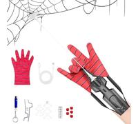 comeder Spider Web Shooter, Spider Shooter Toys Upgrade, Electric Reel-in Web Shooter Launcher for Kids, Superhero Cosplay Role Play Costume Props Cool Gadgets for Boys Girls Men Adults (Style A)