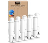Comedes Water Filters Similar to Jura Claris White System (Filter No. 68739, 60209 & 62911, Fits Impressa & Nespresso Series Coffee Machines; Pack of 10)