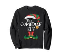 Comedian Elf Xmas Matching Pajamas Group Christmas Elf Sweatshirt