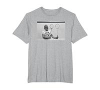 Comedian Spike Milligan Squash The Goon Show 1979 T-Shirt, Men's Big and Tall, Heather Grey, 5X Tall