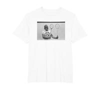 Comedian Spike Milligan Squash The Goon Show 1979 T-Shirt, Men's Big and Tall, White, 6X Tall