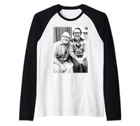 Comedians Ronnie Barker & Ronnie Corbett The Two Ronnies Raglan Baseball Tee