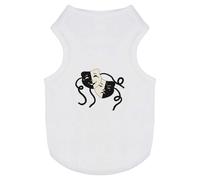 'Comedy and Tragedy Masks' Pet Dog/Cat T-Shirt (PT00117877)