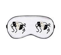 'Comedy and Tragedy Masks' Sleep/Travel Eye Mask (EY00020526)