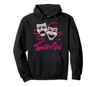 Comedy And Tragedy Theater Girl Pullover Hoodie