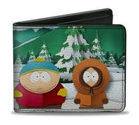 Comedy Central Wallet, Bifold, South Park Bus Stop Boys Group Pose, Vegan Leather