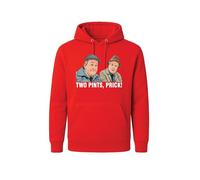 Comedy Quote Graphic Hoodie - Two Pints Design - Funny Retro Style Unisex Pullover