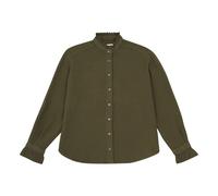 Comedy Ruffle Collar Blouse Khaki 10 years