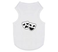 'Comedy & Tragedy Masks' Pet Dog/Cat T-Shirt (PT00067340)