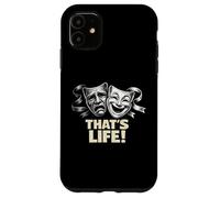Comedy & Tragedy Masks That’s Life Theater Design Case for iPhone 11