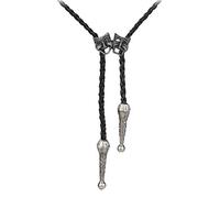 Comedy & Tragedy R139 Pewter Emblem on a Necklace Western Cowboy Necktie Bolo Tie line dancing