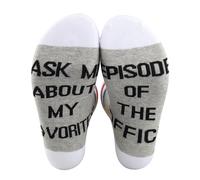 Comedy Tv Show Socks Office Tv Fan Gift Ask Me About My FavorIte Episode Of The O Socks (Episode of Office EU)