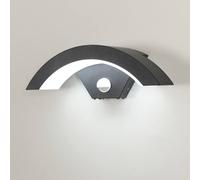 COMELY 24W Outdoor Wall Lights with Motion Sensor, Waterproof IP65, Black COMELY Black