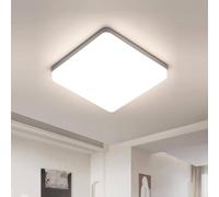 COMELY 36W Modern Square Ceiling Lights, IP44 Panel Ceiling Lights, 4000K in White COMELY White