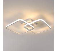 COMELY 42W LED Ceiling Light, Modern Square Acrylic White Ceiling Lights, 3000K COMELY White