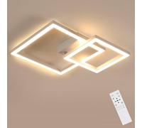 COMELY Dimmable Ceiling Light, 36W 350° Rotate Square Ceiling Lights White COMELY White