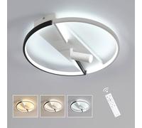 COMELY Dimmable LED Ceiling Light, 42W living room ceiling lights, 48cm in White COMELY White