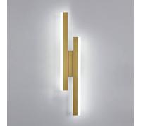 COMELY Indoor Wall Lights, 16W Gold Creative Long Parallel Wall Lights COMELY Gold