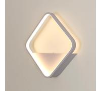 COMELY Indoor Wall Lights, 20W Modern Acrylic Square Wall Lights, 3000K, White COMELY White