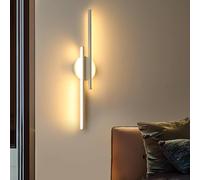 COMELY Indoor Wall Lights, 24W Modern Aluminium Wall Lights, White, 3000K in White COMELY White